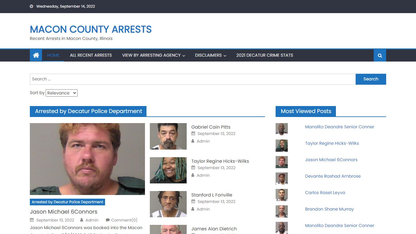 Home - Macon County Arrests